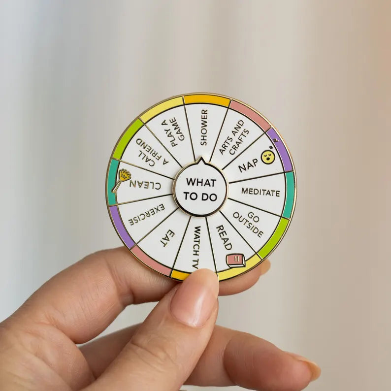 Funny Spinner Enamel Pin