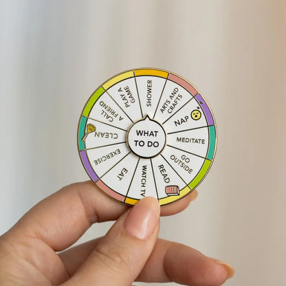 Funny Spinner Enamel Pin